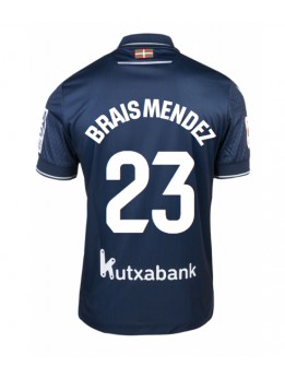 Billige Real Sociedad Brais Mendez #23 Bortedrakt 2023-24 Kortermet